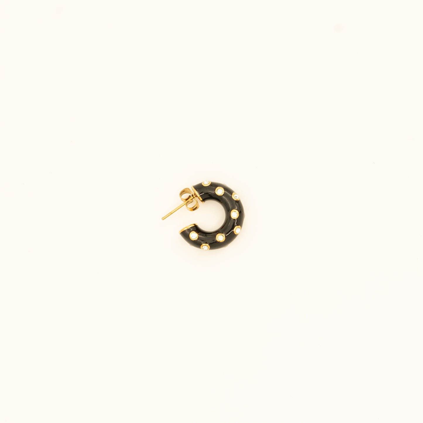 Black Luna Hoops