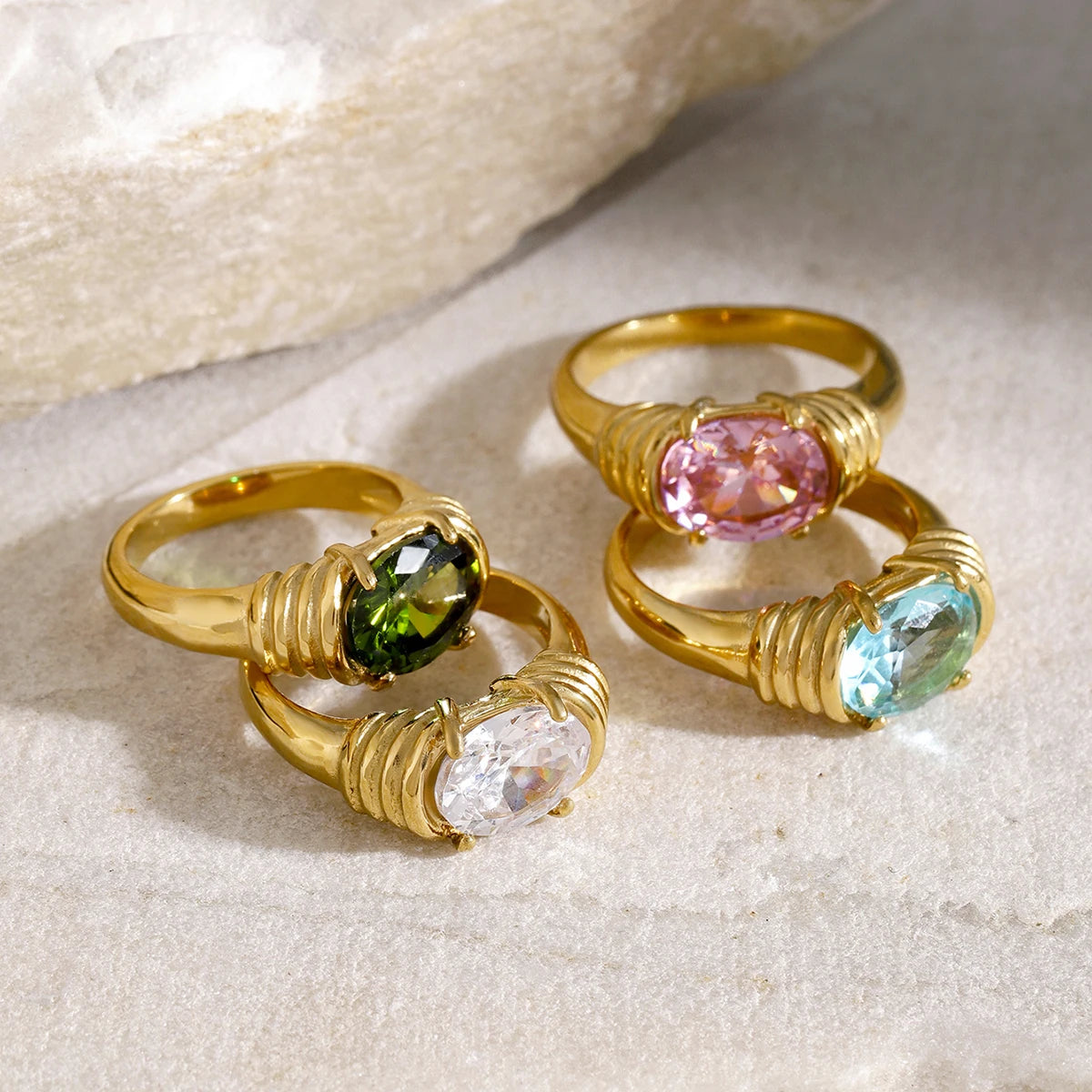Seaside Sparkle Ring
